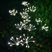 6/810 Heads Solar Light Waterproof Sparkling Stars LED Floral Firework 2 Modes Switching Ground Mounted Landscape Lighting