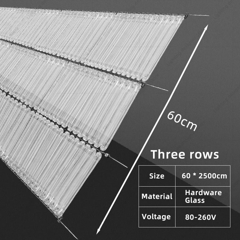 Hotel Living Room Hanging Led Chandelier Hotel Restaurant Large Led Chandelier Modern Pendant Light Glass Lights Lobby