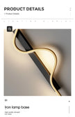 Modern Bedside Led Wall Lamps For Living Room Stairs Office Loft  Bedroom Interior Wall Light Fixture Wall Lamp Home Decr