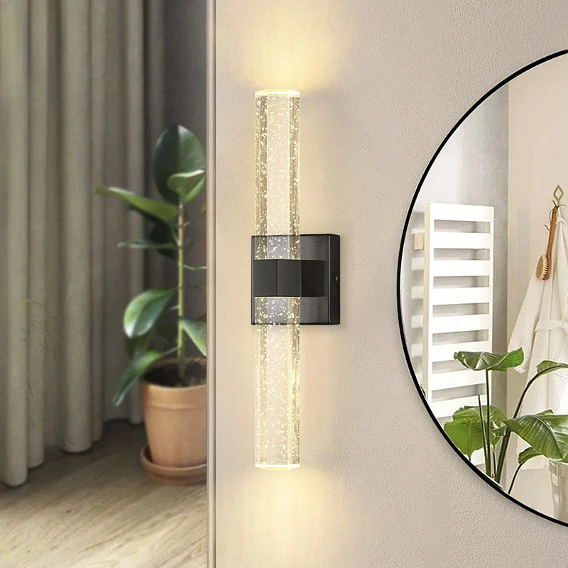 Modern Bubble Crystal LED Wall Lamps Bathroom Dresser Living Room Bedroom Mirror Wall Sconces Indoor Decoration Lighting Lustres