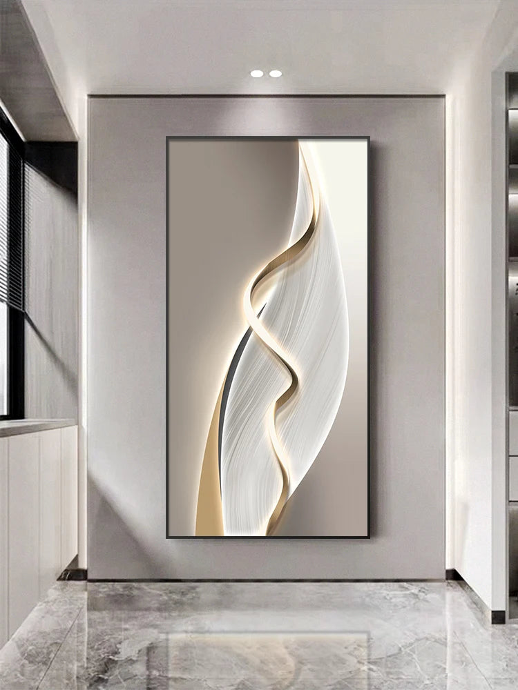 Entrance Foyer Decoration Painting Light High-end Ornament Led Room Light Interior Wall Lamp Home Decoration Item Picture