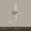 Modern Bubble Crystal LED Wall Lamps Bathroom Dresser Living Room Bedroom Mirror Wall Sconces Indoor Decoration Lighting Lustres