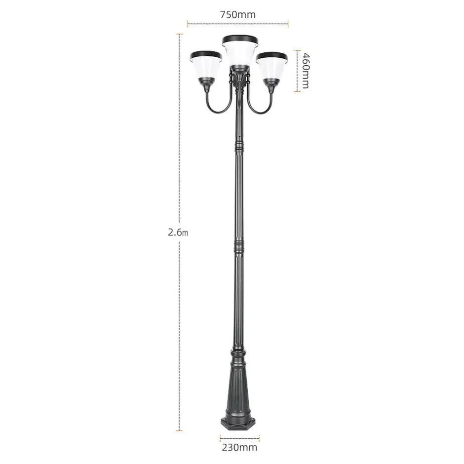 Modern Outdoor Street Lights for Villa Yard Garden Waterproof Aluminum Lamps High Pole Pillar Lamp Landscape Decor Lighting IP65