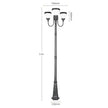 Modern Outdoor Street Lights for Villa Yard Garden Waterproof Aluminum Lamps High Pole Pillar Lamp Landscape Decor Lighting IP65