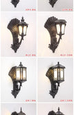 Outdoor courtyard pillar wall lamp waterproof terrace retro courtyard villa exterior wall balcony outdoor courtyard lamp