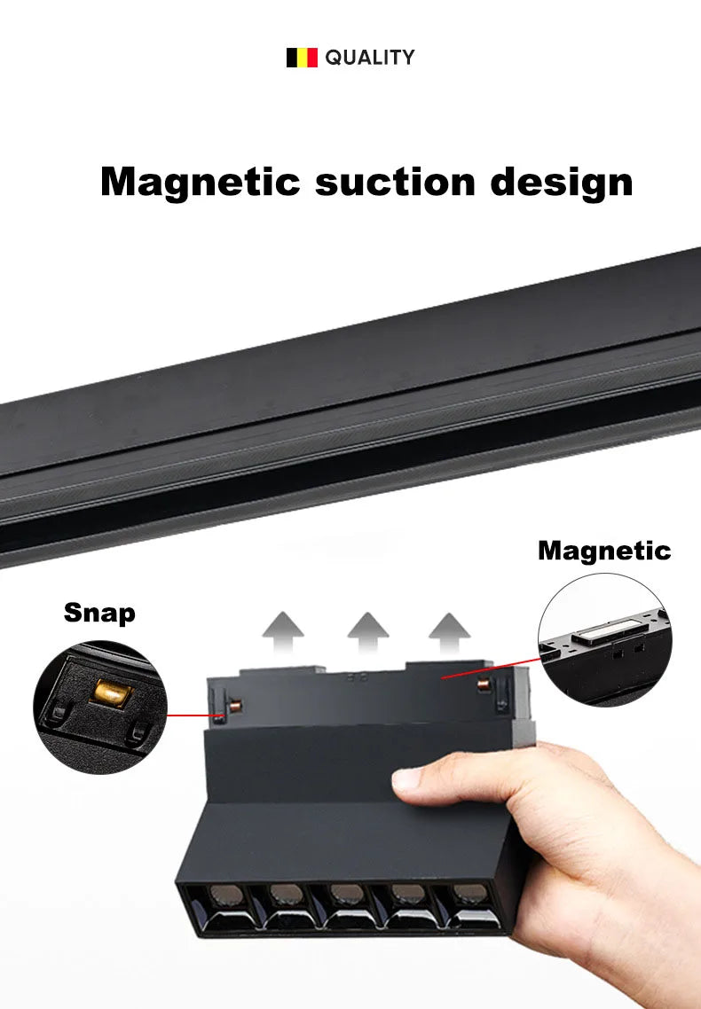 Tuya Bluetooth Dimmable Zigbee Magnetic Smart Rail Track Light Led Lamp Ceiling Light Spotlight Fixture Downlight Magnet Home