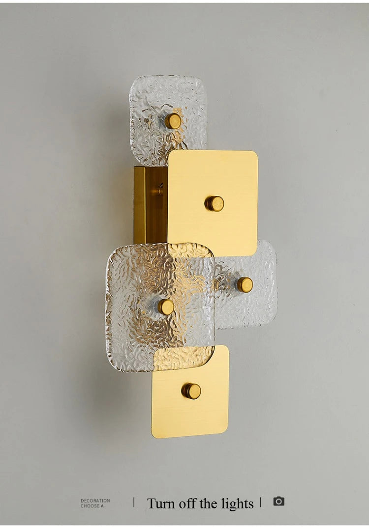 Light living room background wall large wall lamp designer staircase entrance personalized sofa bedroom bedside lamp