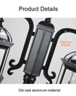 Led Villa Garden Outdoor Waterproof Household Retro Double Head Community Outdoor Courtyard Street Lamp ≈230CM