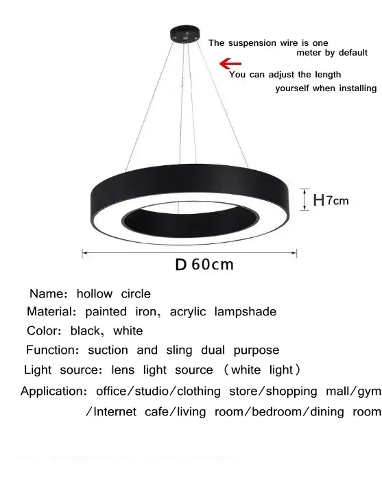 Led Lamps Office Chandelier Creative Hexagonal Round Simple Y-shaped splicing Special-Shaped Chandelier Gym Office Light