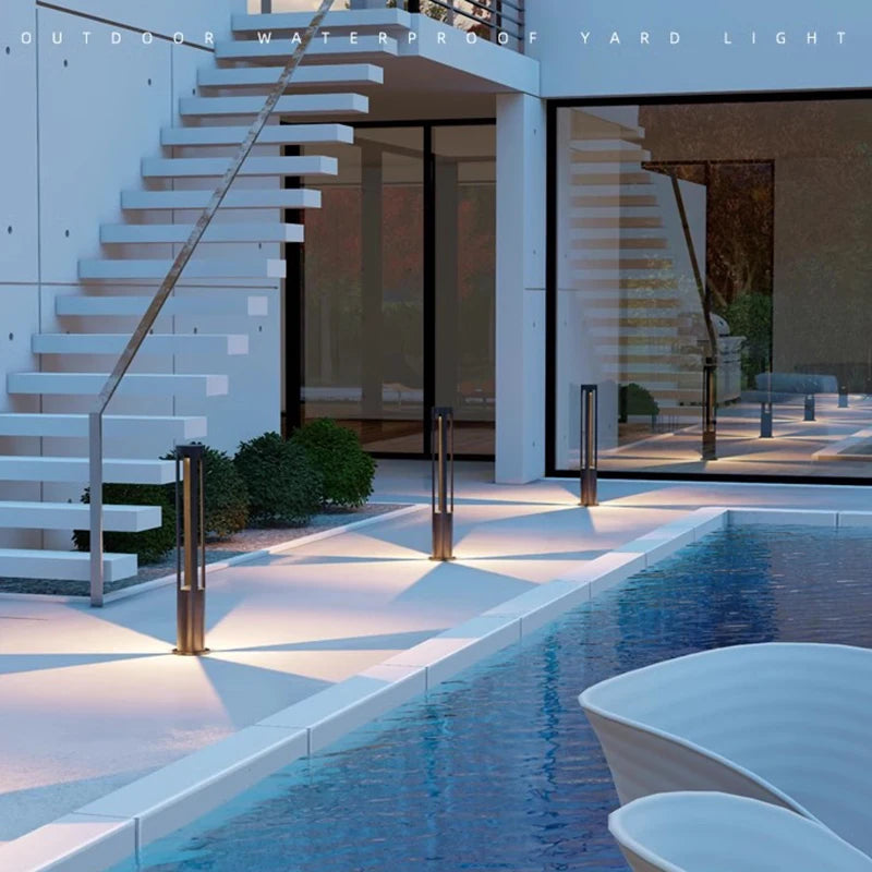 Lawn Light Modern LED Outdoor Waterproof Lamp Villa Garden Lawn Landscape Light Outdoor Porch Courtyard Aluminum Lawn Light
