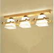 Solid wood ceiling lamp balcony American Scandinavian new chinese aisle corridor light LED Ceiling Lights