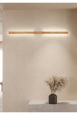 Long Strip Natural Stone Wall Lamp modern Bedroom Living Room Decoration Corridor Wall Sconce Yellow Travertine Lighting Fixture