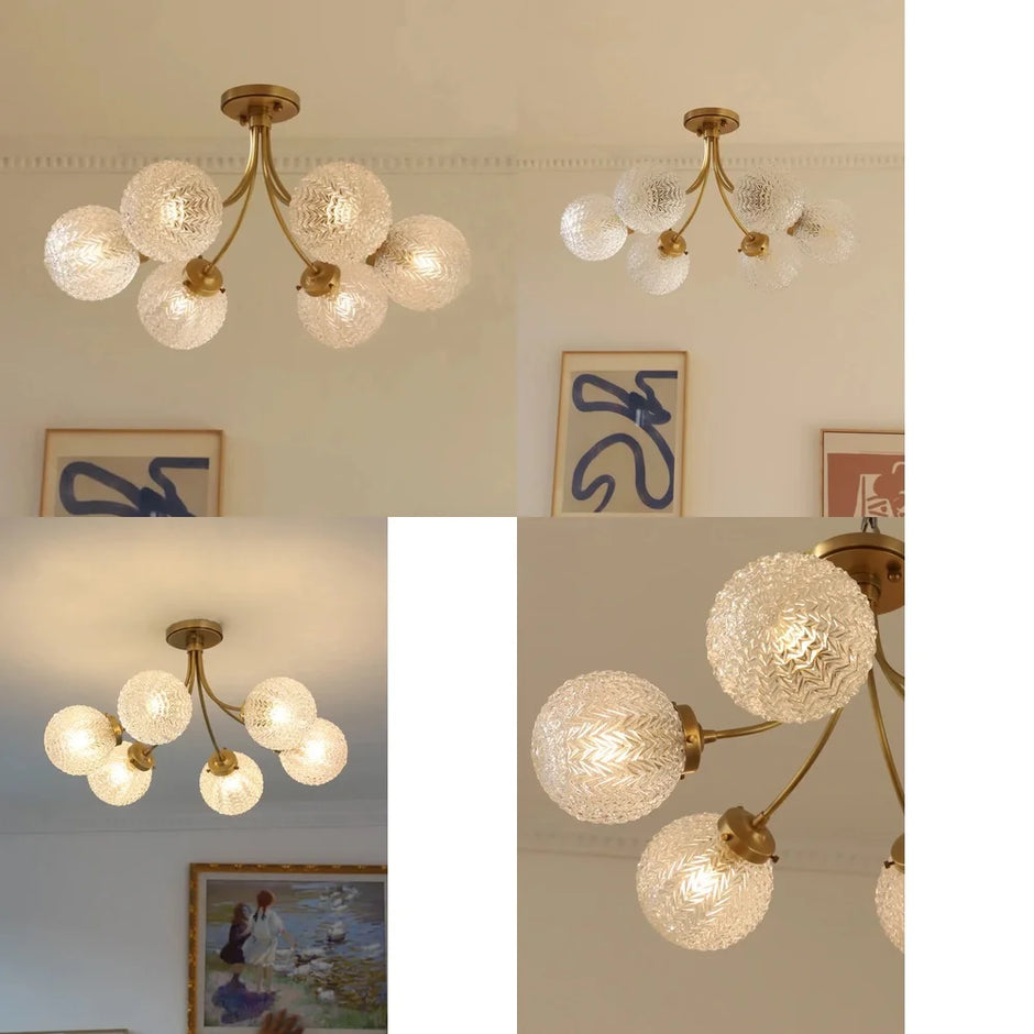 2025Modant Creative Glass Ball Acrylic Designer Ceiling Light for Living Room Bedroom Villa Home Decoration Hanging Light