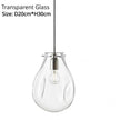 Designer Creative Stained Glass Single Chandeliers, Nordic Simple Bedside Cafe Dining Room Led Small Decorative Lighting