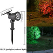 Solar LED Spotlight for Outdoor Garden Landscape Lighting Waterproof Solar Powered Spot Lights for Garden Lawn Yard Walkway