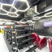 DIY Hair Salon Barbecue Shop Gym Bar Car Showroom 6000-6500k Garage Workshop Ceiling Light Honeycomb Tube Hexagonal LED Lighting