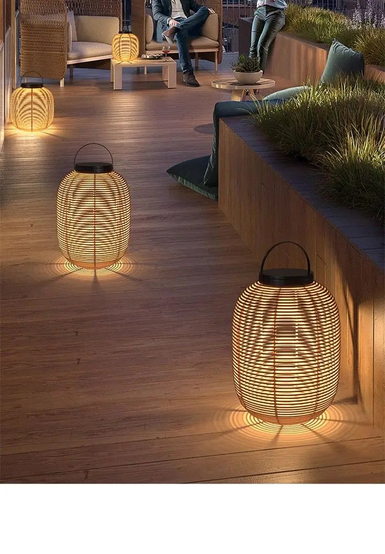 LED Solar Powered Handheld Light Outdoor Waterproof Courtyard Garden Lawn Landscape Decoration Atmosphere Lighting Fixtures
