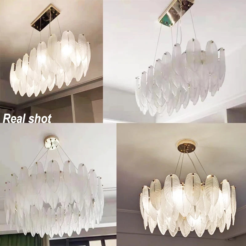 Modern dining room crystal chandelier kitchen LED ceiling chandelier living room crystal lamp home decor chandelier lighting