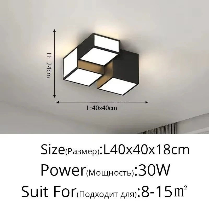 Nordic Designer Combination Honeycomb LED Indoor Ceiling Lamp,Remote Dimming Lustres Living Room Pendant Light Bedroom Decor