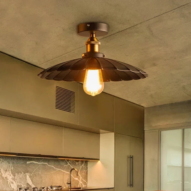 DAMIASMIL Retro Ceiling Lamp for Living Room Dining Room Bedroom Corridor Entrance Ceiling Lights E27 Indoor Lighting Fixtures