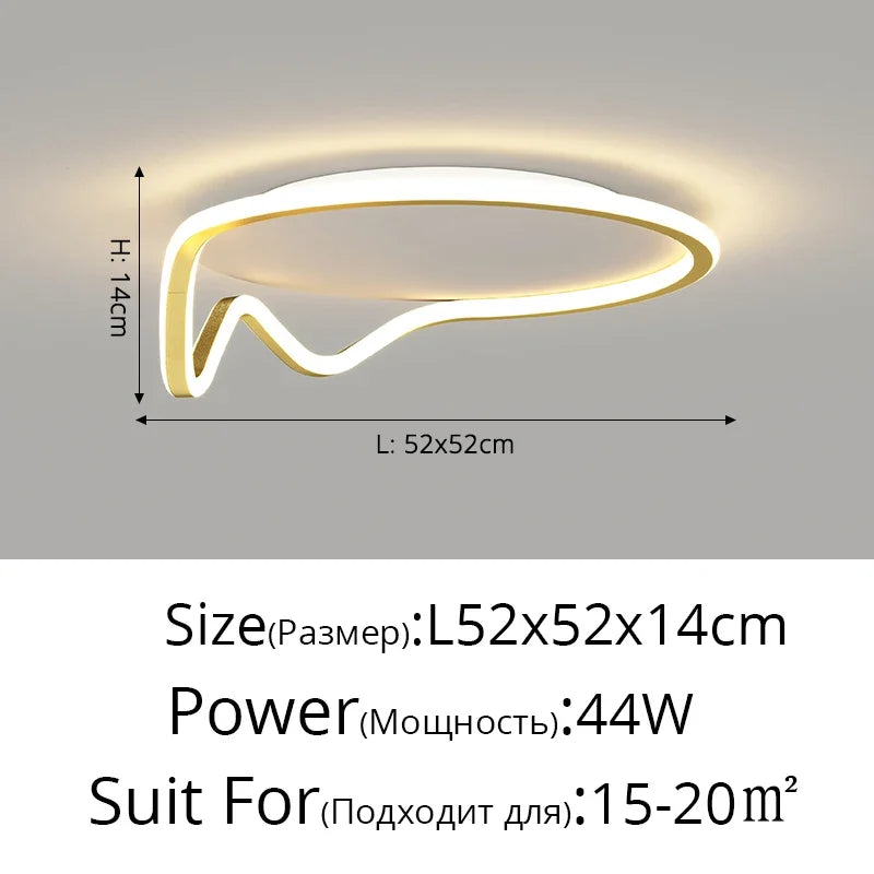 Villa Office LED Chandelier New Shape For Foyer Bedroom Dining Room Studyroom Hotel Restaurant Living Room Kitchen Indoor Lamp