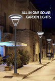 50W Solar Garden Lights Outdoor IP66 Waterproof with Motion Sensor Landscape Lighting Solutions for Yard, Pathway, Walkway