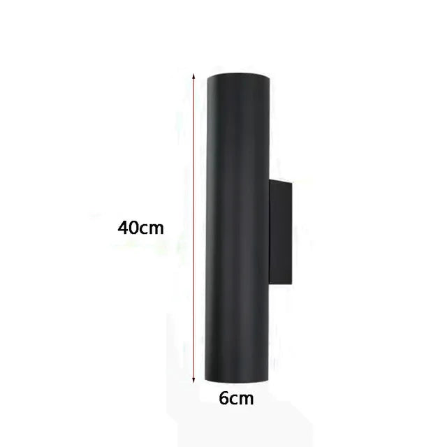 Modern Gold Pipe Wall Lamps Tube Light Home Decor Bathroom Bedroom Lamp Wall Sconces Led Mirror Light Loft Background lighting