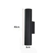 Modern Gold Pipe Wall Lamps Tube Light Home Decor Bathroom Bedroom Lamp Wall Sconces Led Mirror Light Loft Background lighting