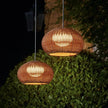 2025 Outdoor Waterproof Lustre Pendant Lights Chinese Style Courtyard Villa Hanging Lamp Garden Restaurant Rattan Weaving Lamp