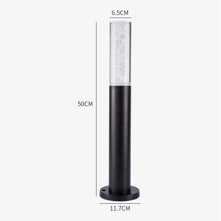 Outdoor Waterproof Acrylic LED Lawn Lamp 50/70CM Aluminum Pillar Garden Path Light Landscape Lawn Lights AC85-265V