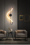 TINLAIBOR Minimalist designer's Wall lamp Living room Background wall Staircase decoration music notation Wall lamps Bedhead