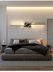 Modern LED Wall Light Minimalist Vertical Light Fixture Sleek Black Sconce For Living Room Bedroom Hallway Indoor Lighting Decor