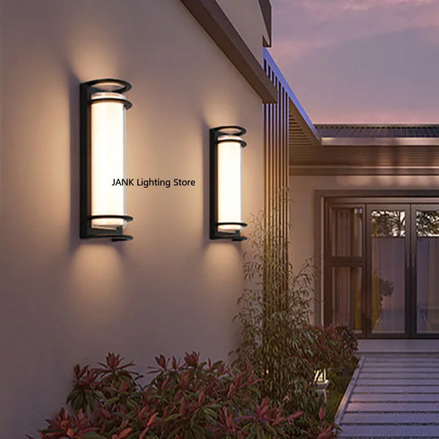 Outdoor LED Wall Lamp Waterproof Villa Lighting Courtyard  Simple Entrance Gate Pillar Outdoor Corridor Terrace Outside