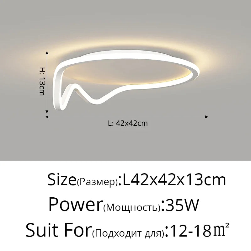 Villa Office LED Chandelier New Shape For Foyer Bedroom Dining Room Studyroom Hotel Restaurant Living Room Kitchen Indoor Lamp