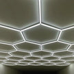 Hexagon LED Light for Garage Ceiling Auto Car Body Repair Workshop Barbershop Hair Salon Gym - Customized Lighting Lamp