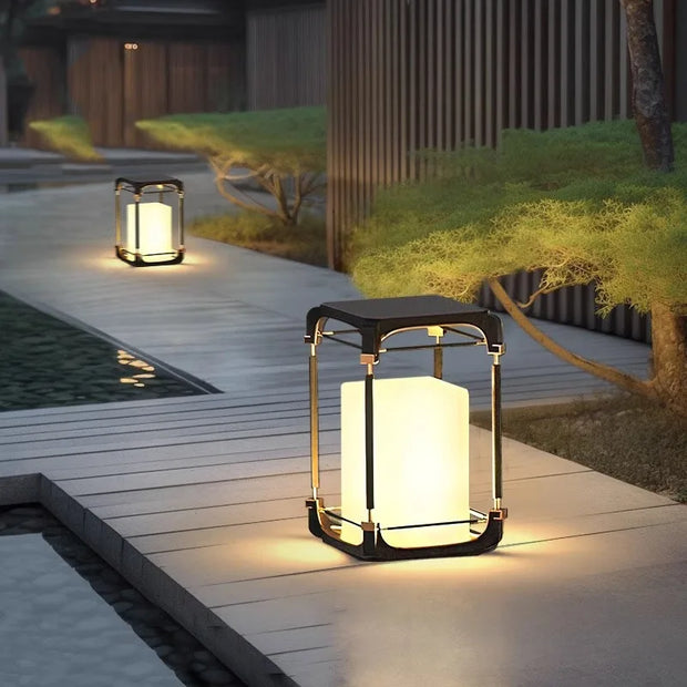 Lawn lamp Outdoor garden Garden landscaping arrangement 2025 new solar Terrace atmosphere Floor