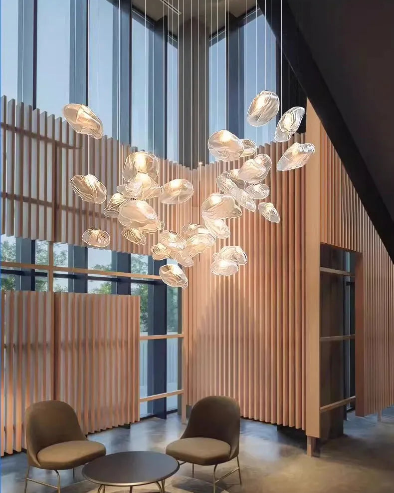 Nordic home decoration, stair chandelier, living room and dining room Pendant lights, ceiling light, indoor lighting