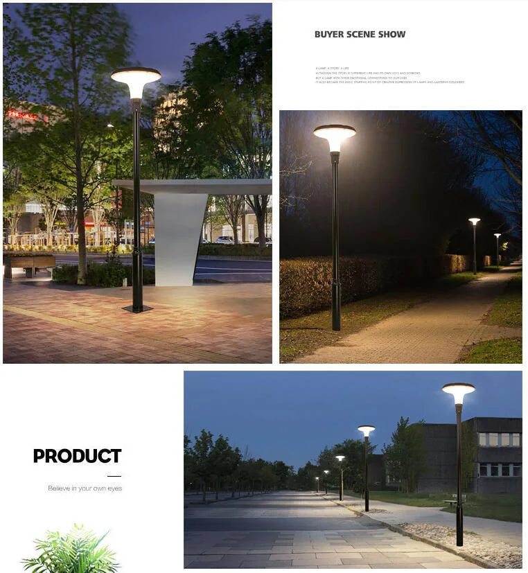 Pole Mounted Solar Energy Led Street Lamp with CE for Outdoor Street Road Pathway Garden Lawn Park Yard Patio Gate Landscape