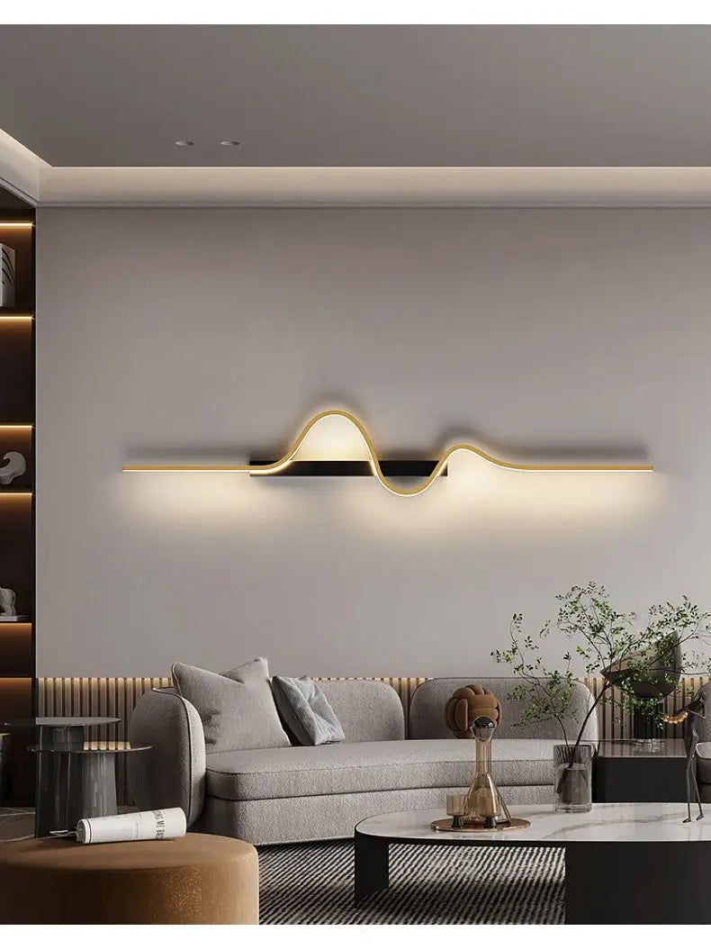 Modern Bedside Led Wall Lamps For Living Room Stairs Office Loft  Bedroom Interior Wall Light Fixture Wall Lamp Home Decr