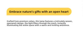 Japanese Wabi-Sabi Rattan Pendant Light - Hand-Woven E27 Boho Lamp for Restaurant Coffee Shop Dining Room Kitchen Island