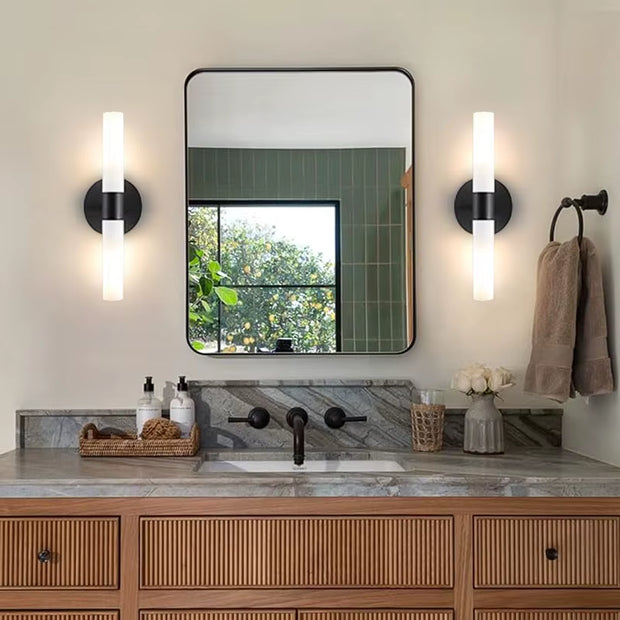 Home Decor LED Wall Lamp 90~260V White Glass Lamps Is Used for Bedside Corridor Mirror Side Stairs TV Wall Decorative Wall Light