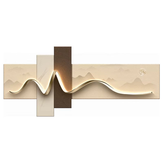 Modern Minimalist LED Ambient Light Painting for Luxury Living Room Decor