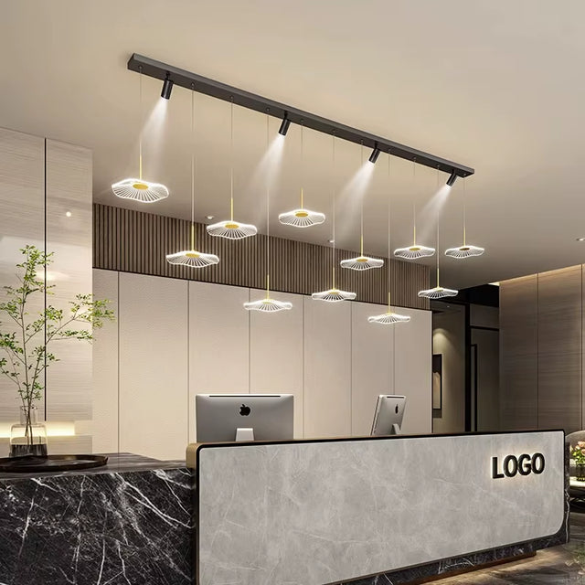 Elevate Your Space with Modern LED Pendant Lighting - Stylish Chandeliers for Dining and Living Areas