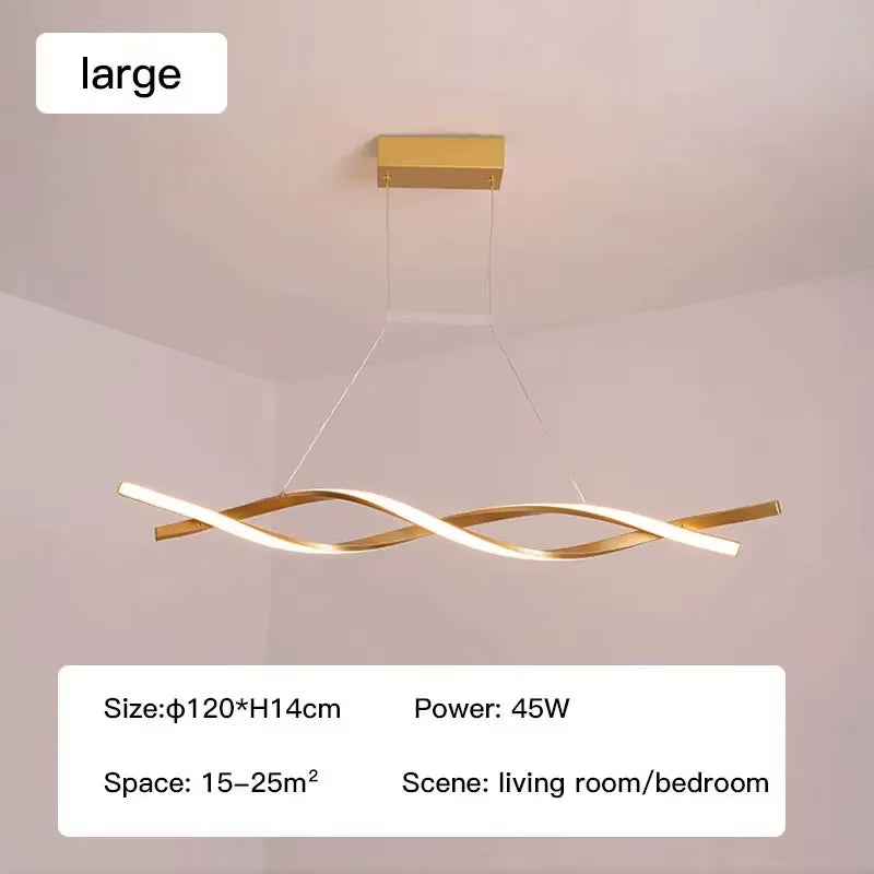 Contemporary Glass Pendant LED Lighting for Living and Dining Spaces